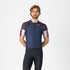 CASTELLI MEN'S ENTRATA 6 JERSEY BELGIAN BLUE/DEEP BORDEAUX-SIL