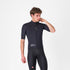 CASTELLI MEN'S DO.DI.CI. SHORT SLEEVE JACKET LIGHT BLACK