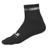 ALE LOGO ACCESSORI Q-SKIN 12cm SOCKS BLACK-WHITE