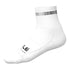 ALE LOGO ACCESSORI Q-SKIN 12cm SOCKS WHITE-BLACK