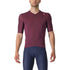 CASTELLI MEN'S ESPRESSO JERSEY DEEP BORDEAUX/SILVER MOON