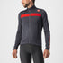 CASTELLI PURO 3 JERSEY FZ DARK GRAY/RED REFLEX 單車衫 
