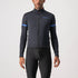 CASTELLI FONDO 2 LS JERSEY FZ LIGHT BLACK/BLUE REFLEX