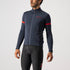 CASTELLI FONDO 2 LS JERSEY FZ SAVILE BLUE/RED REFLEX