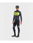 ALE SOLID BLEND LS JERSEY BLACK-FLUO YELLOW