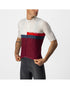 CASTELLI A BLOCCO JERSEY IVORY/RED/BLUE/BORDEAUX