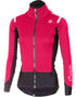 CASTELLI ALPHA ROS WOMEN LIGHT JACKET ROSSO CORSA ELECTRIC MAGENTA BLACK