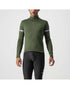 CASTELLI FONDO 2 LS JERSEY FZ MILITARY GREEN SILVER REFLEX  單車衫 