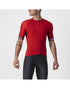 CASTELLI ENTRATA VI  單車衫 短袖騎行衣 紅色/酒紅色/象牙色