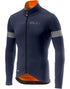 CASTELLI NELMEZZO RoS JERSEY DARK STEEL BLUE ORANGE  單車衫 