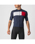 CASTELLI PROLOGO 7 JERSEY SAVILE BLUE/SILVER GRAY/RED