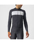 CASTELLI PROLOGO 7 LONG SLEEVE JERSEY LIGHT BLACK/SILVER GRAY/IVORY  單車衫 