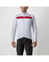 CASTELLI PURO 3 LS JERSEY FZ SILVER GRAY RED REFLEX 單車衫 