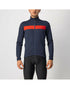 CASTELLI RADDOPPIA 3 JACKET SAVILE BLUE RED REFLEX