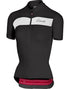 CASTELLI SCHEGGIA SS JERSEY FZ black white