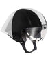 KASK MISTRAL HELMET (CLEAR VISOR INCLUDED) BLACK WHITE