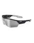 KOO OPEN CUBE Sunglasses Black White Smoke Mirror Lenses AsianFit-M
