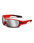 KOO OPEN Sunglasses Red Smoke Mirror Lenses